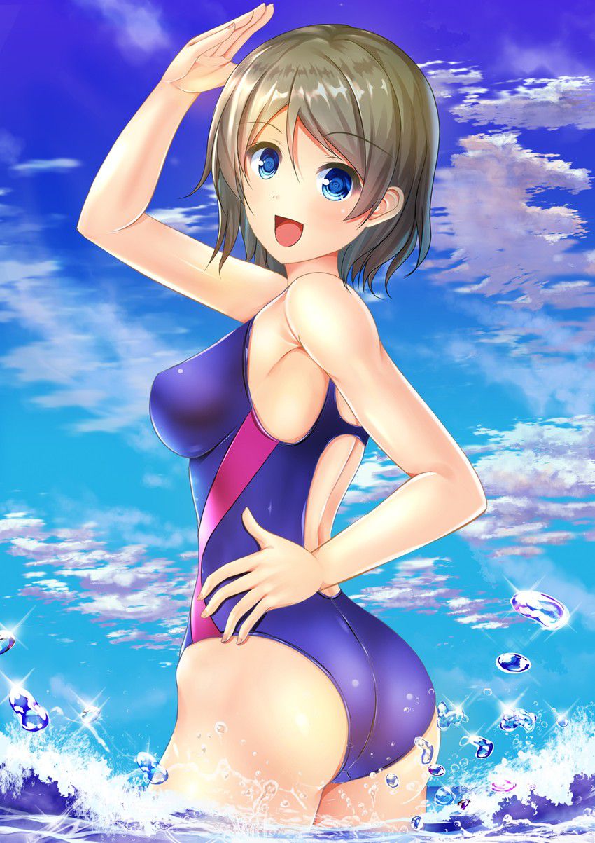 Erotic pictures of beautiful girl with dazzling breasts and pre-hips swimsuit [2d]! (50 sheets) 21