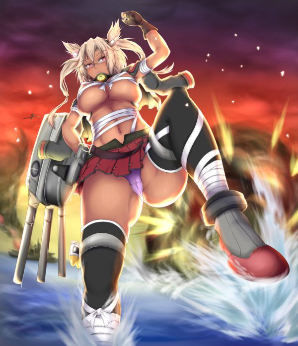 【Fleet Kokushōn】Secondary erotic image that can be used as a Musashi onaneta 14