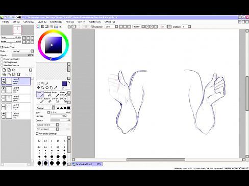 Hentai Speed Drawing - Part 1 - Sketching - 12 min 26