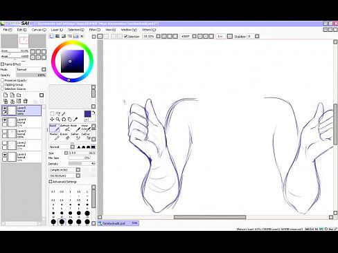 Hentai Speed Drawing - Part 1 - Sketching - 12 min 27