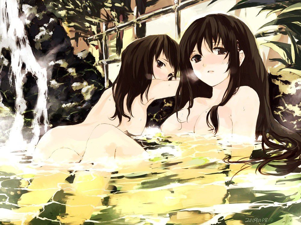 Erotic images of two-dimensional pretty ponpon in a bath or hot spring. vol.18 25