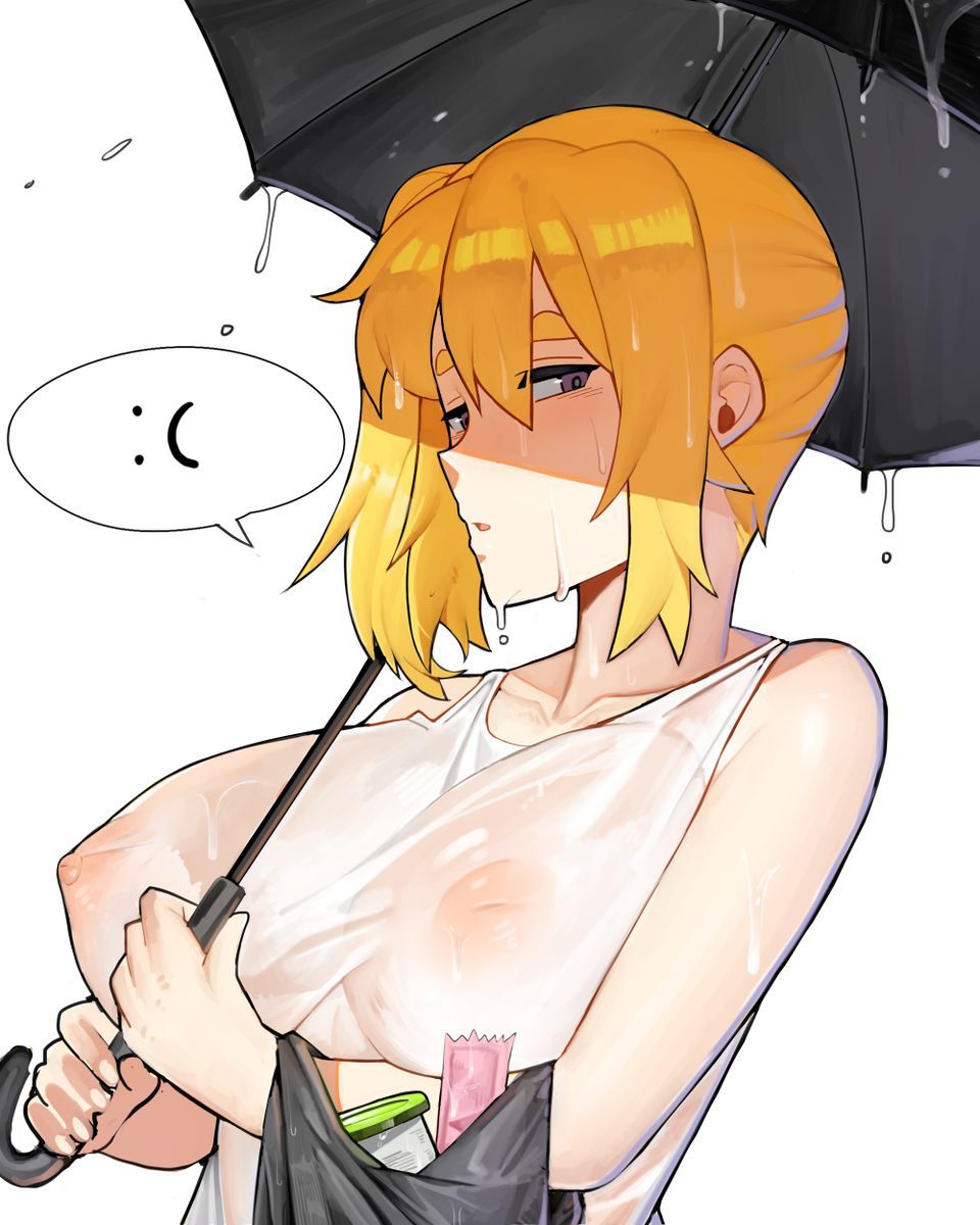 [Secondary/ZIP] wet transparent beautiful girl image that I see underwear or skin wet clothes 21