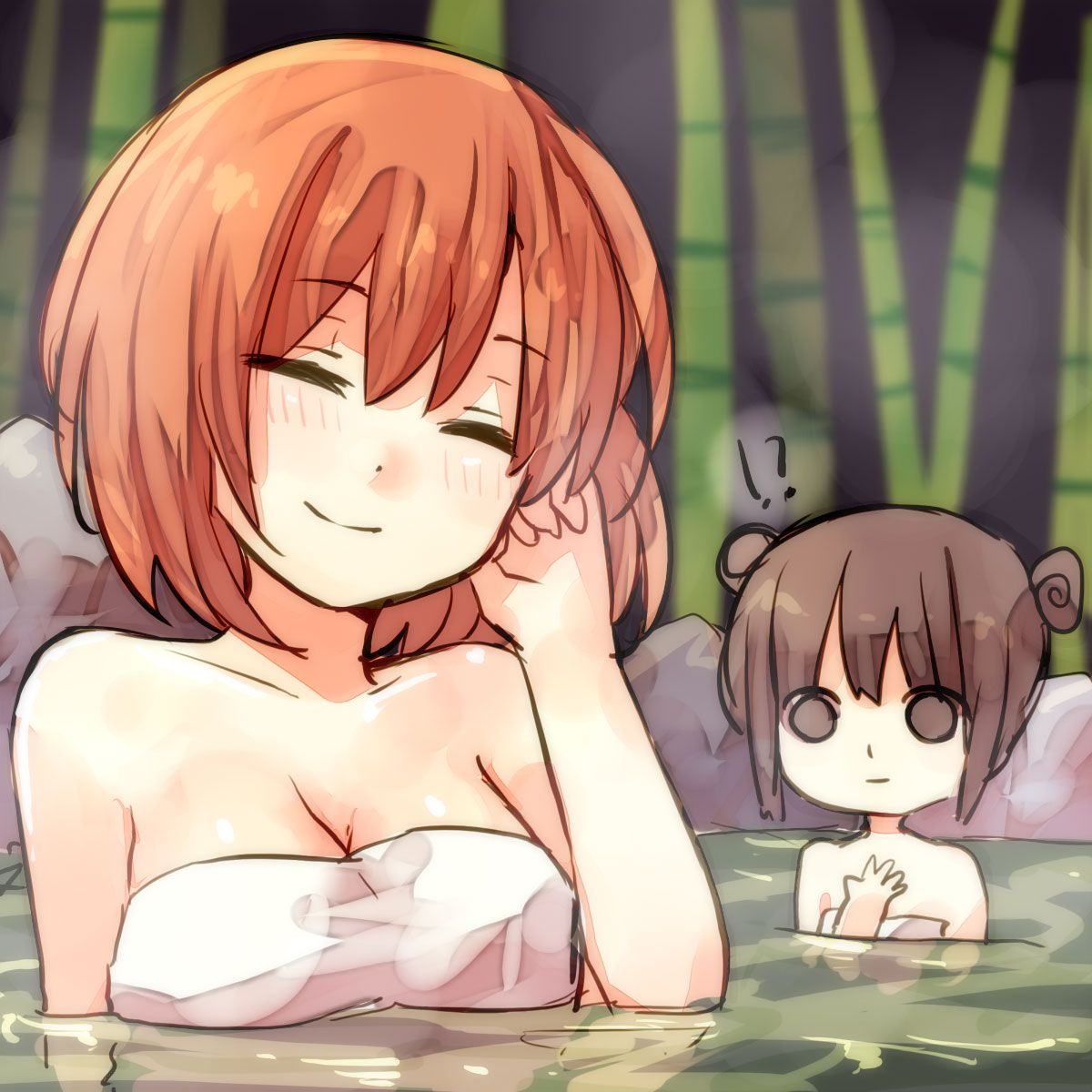 Erotic images of two-dimensional pretty ponpon in a bath or hot spring. Vol. 14 4
