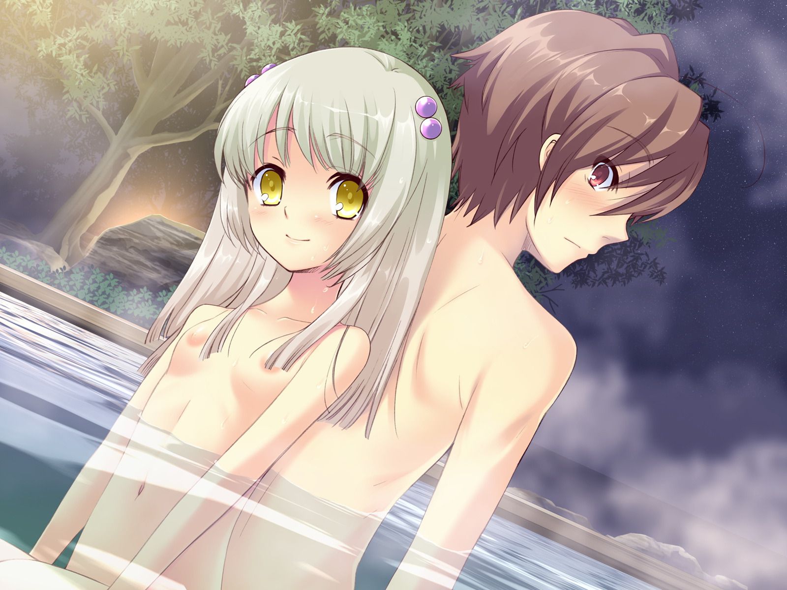 Erotic images of two-dimensional pretty ponpon in a bath or hot spring. Vol. 14 49