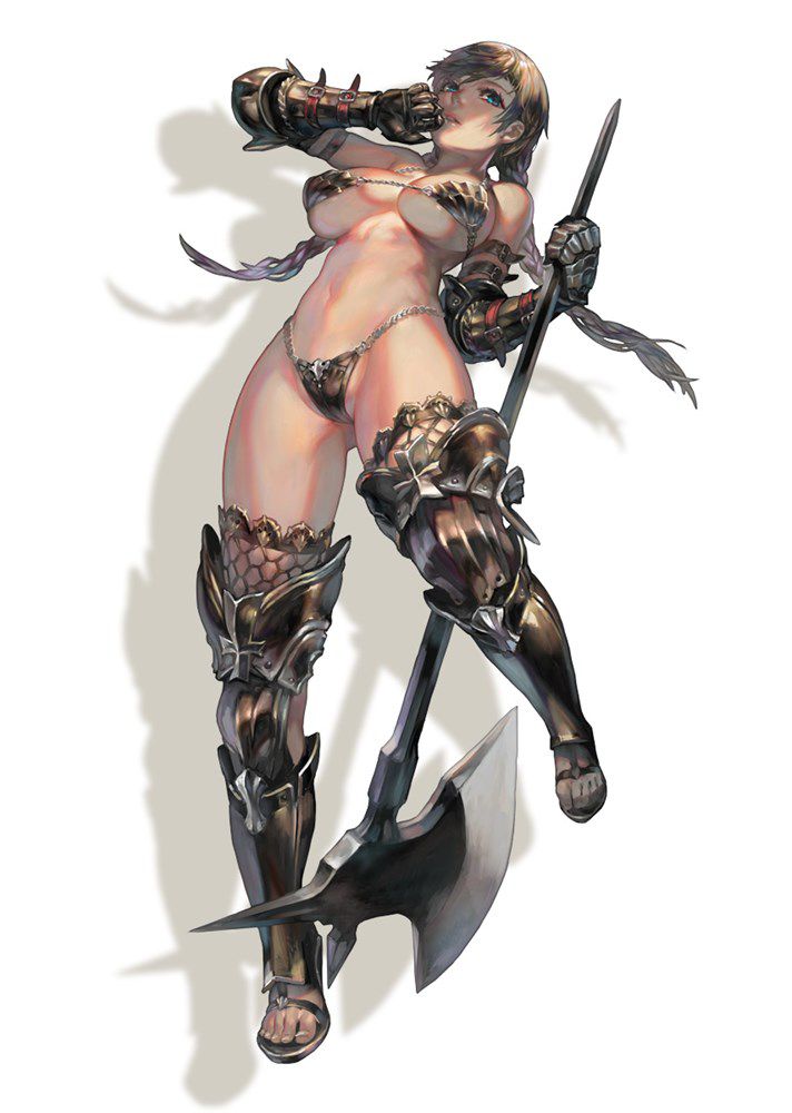 Bikini armor, weapon girl, fighting girl [Image] Part 4 33