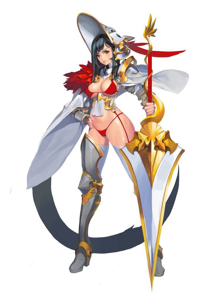 Bikini armor, weapon girl, fighting girl [Image] Part 4 35