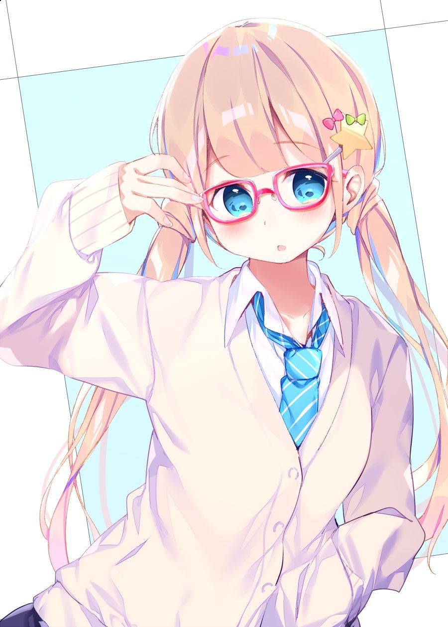 [secondary/ZIP] second image of the daughter of the glasses cute intelligent 8