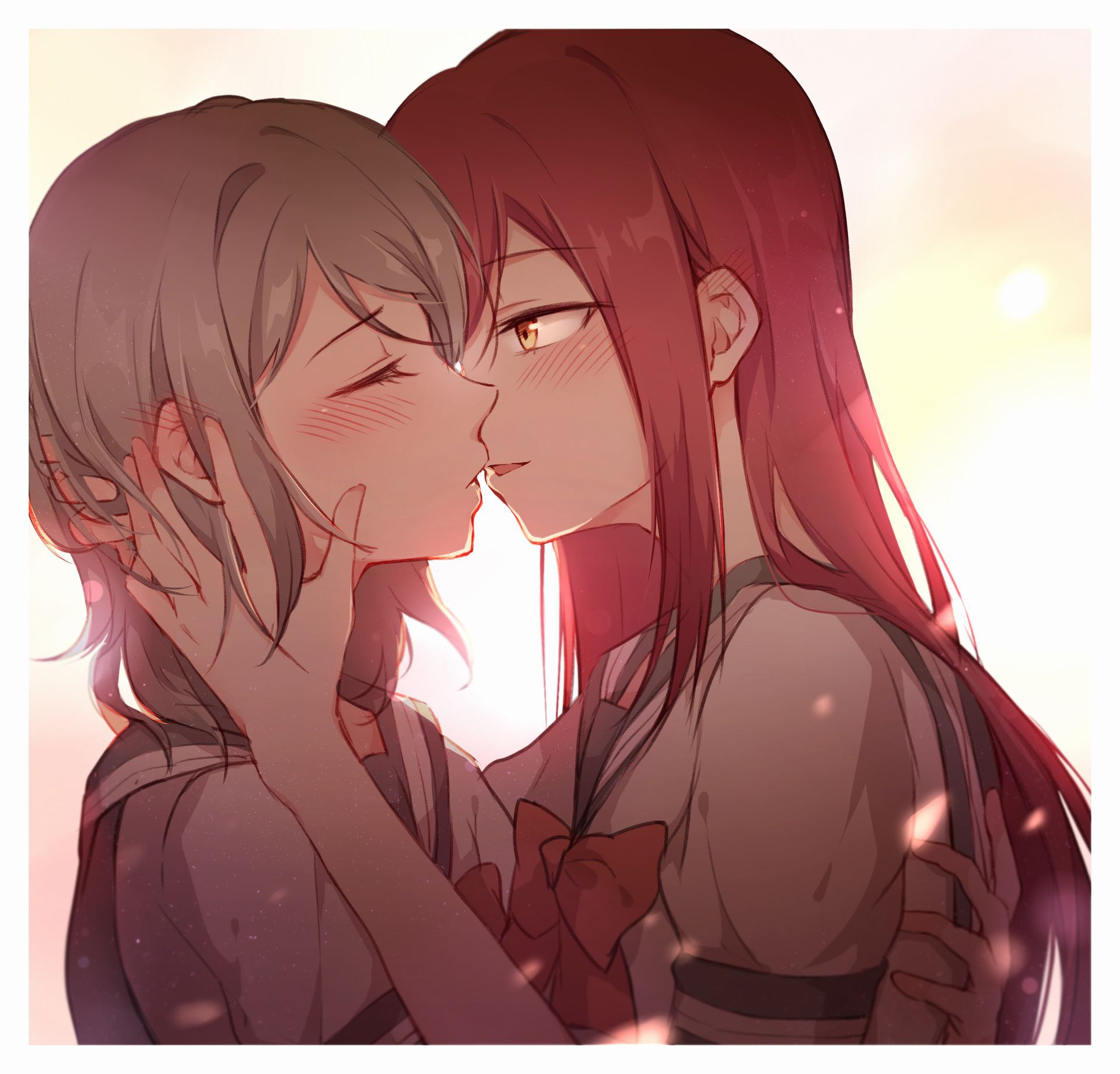 [secondary/ZIP] lovely yuri Lesbian image of a cute girl each other 36