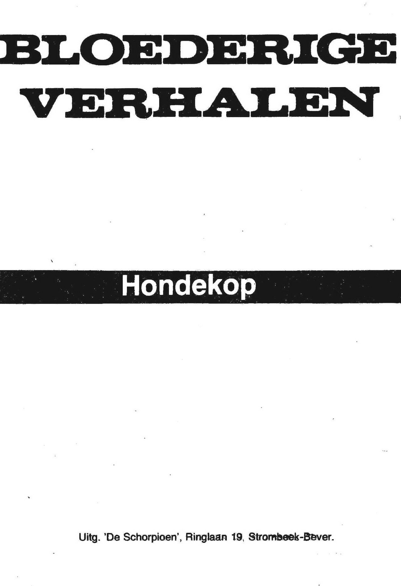 Bloederige verhalen 47 - Hondekop (Dutch) 2