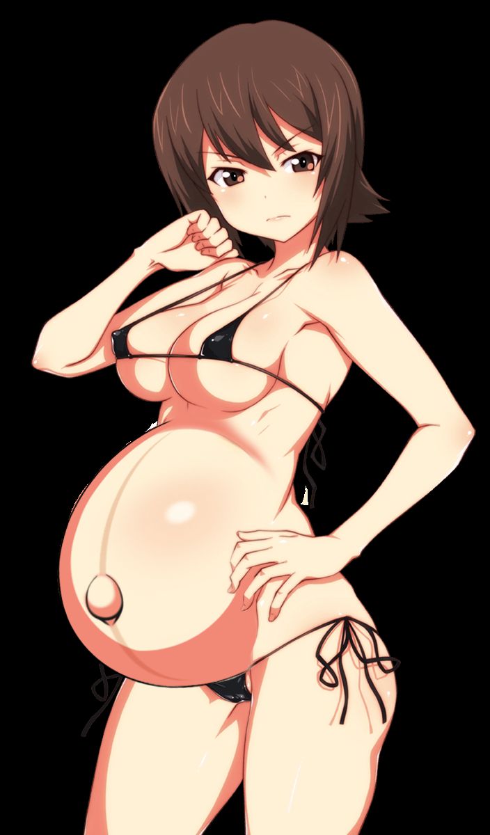 [Botecola] The heroine of anime and game that has been in the belly blobbing erotic Photoshop 34 6