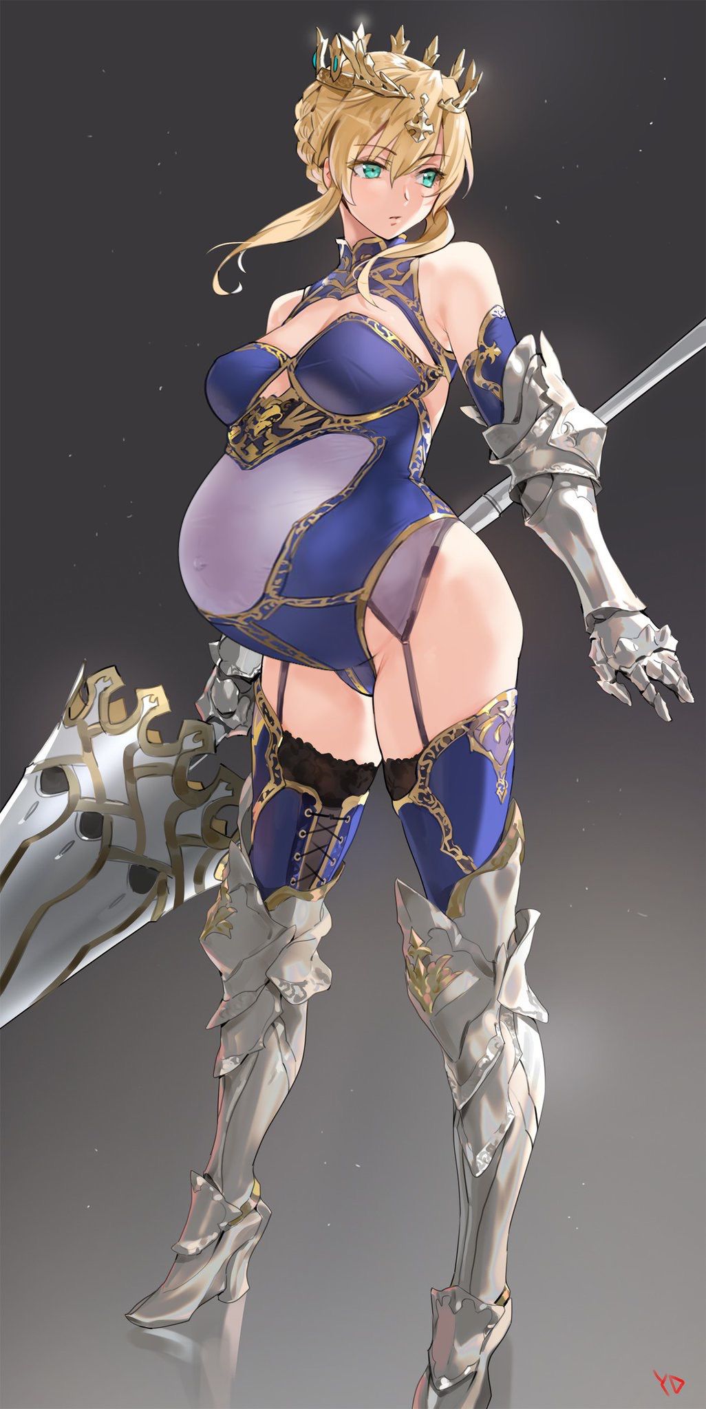 [Botecola] The heroine of anime and game that has been in the belly blobbing erotic Photoshop 34 9
