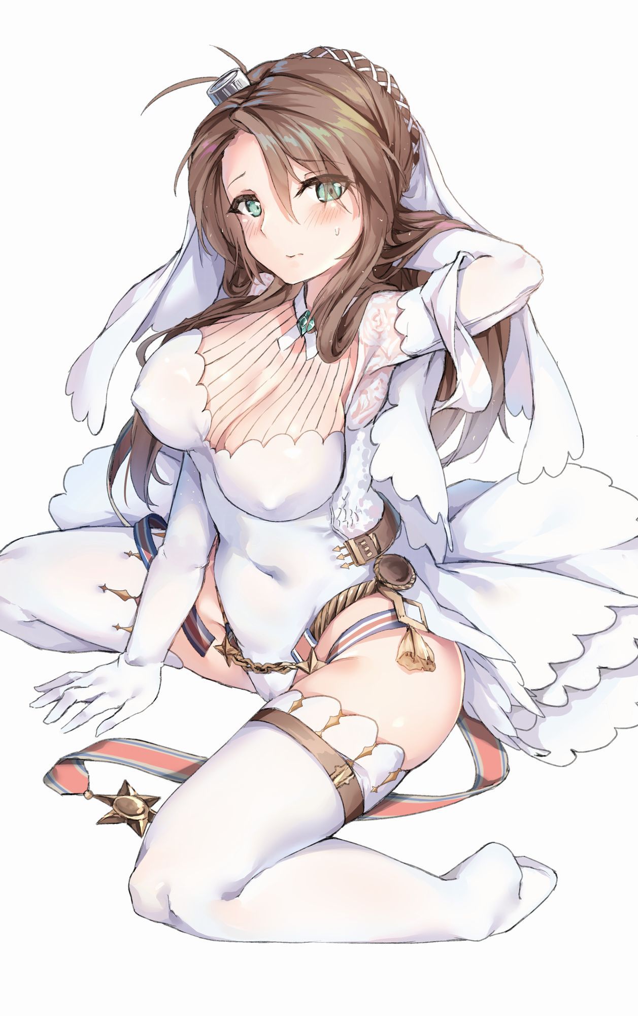 [Secondary/ZIP] Second image of the enchanted thighs, thighhighs girl 1