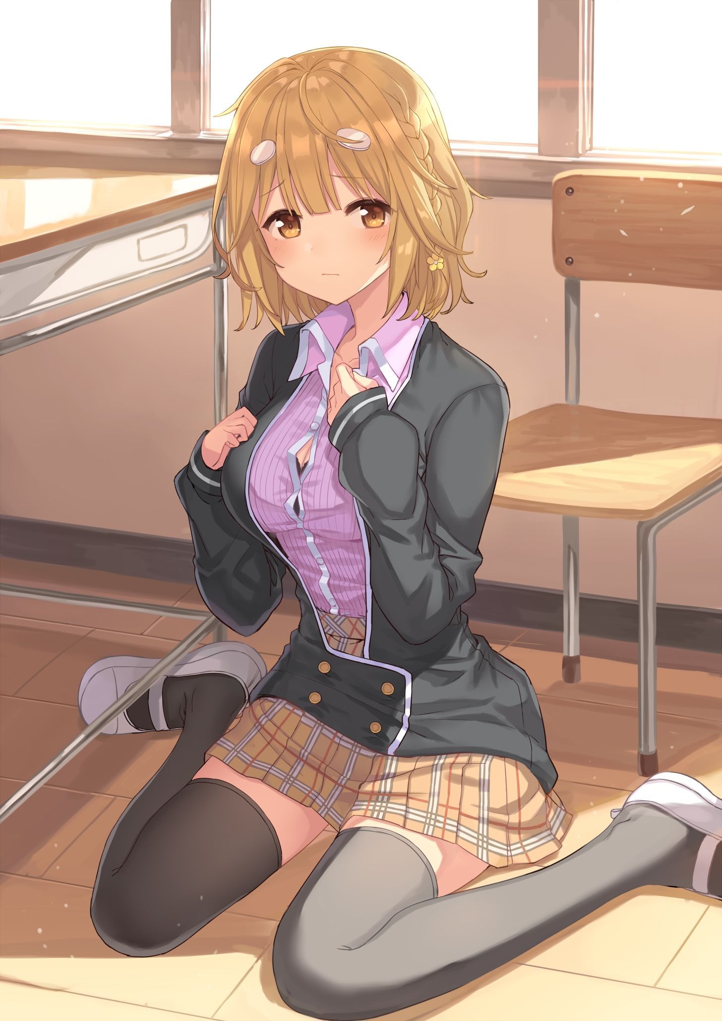 [Secondary/ZIP] Second image of the enchanted thighs, thighhighs girl 41