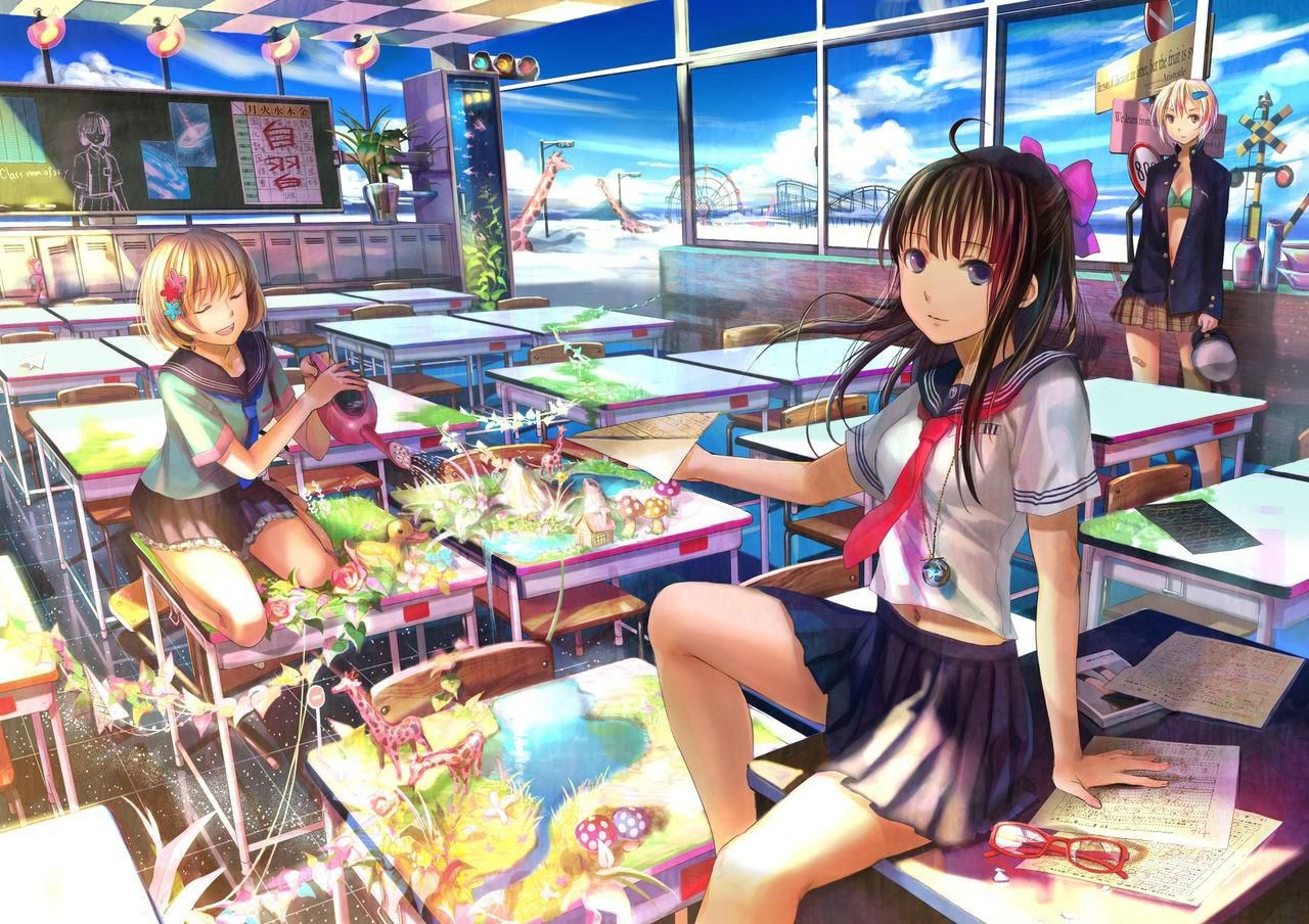 School! Two-dimensional uniform pretty picture assortment. vol.21 15