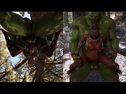 3D Savannah Queen suffering to fuck with big ogre, which has a big cock head - 1 min 17 sec 7