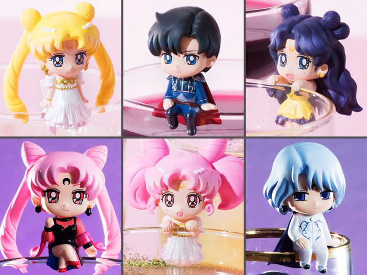 Sailor Moon Ochatomo Night & Day Box of 8 Figures [bigbadtoystore.com] Sailor Moon Ochatomo Night & Day Box of 8 Figures 1