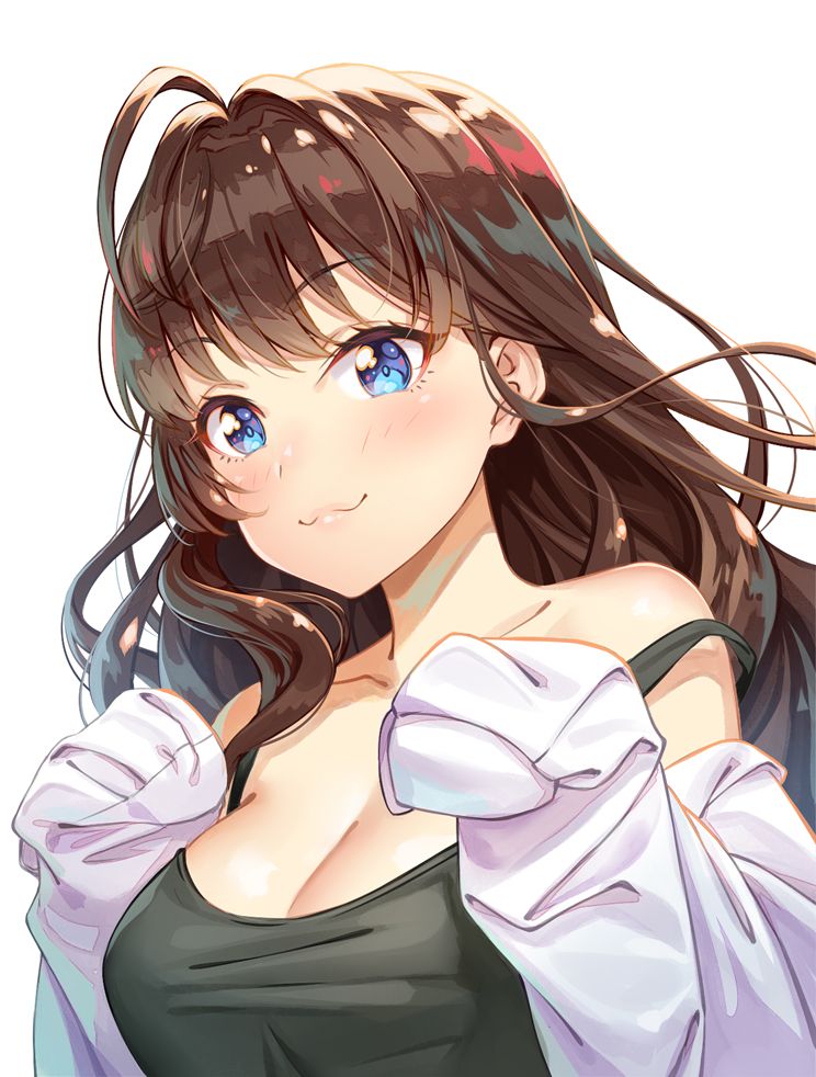【Erotic Anime Summary】 Beautiful women and beautiful girls who can see their breasts in a tank top uncomfortably [50 sheets] 16