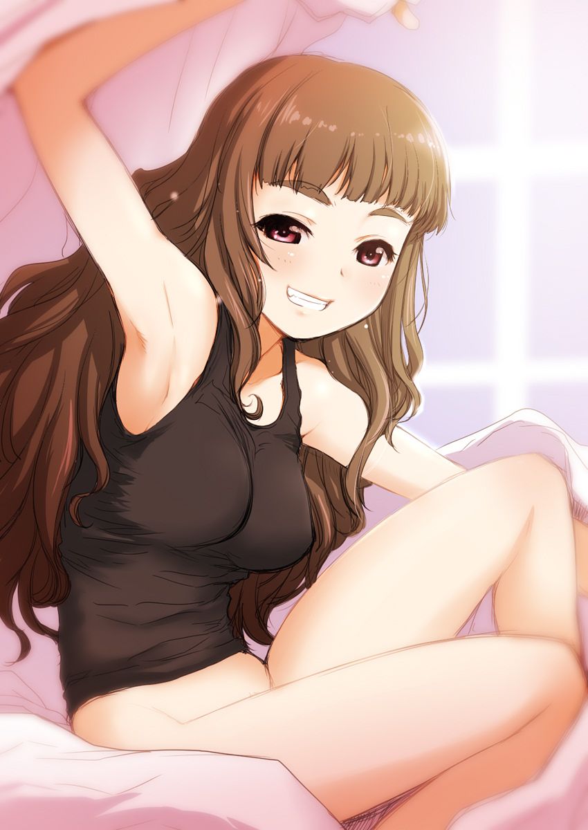【Erotic Anime Summary】 Beautiful women and beautiful girls who can see their breasts in a tank top uncomfortably [50 sheets] 27