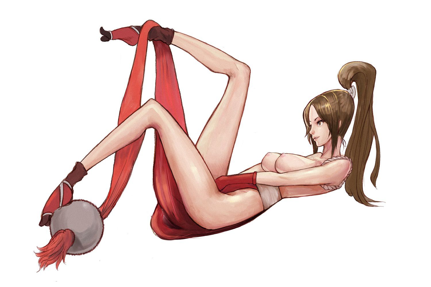 [The King of Fighters] secondary erotic image of Mai Shiranui condemning ah. 13