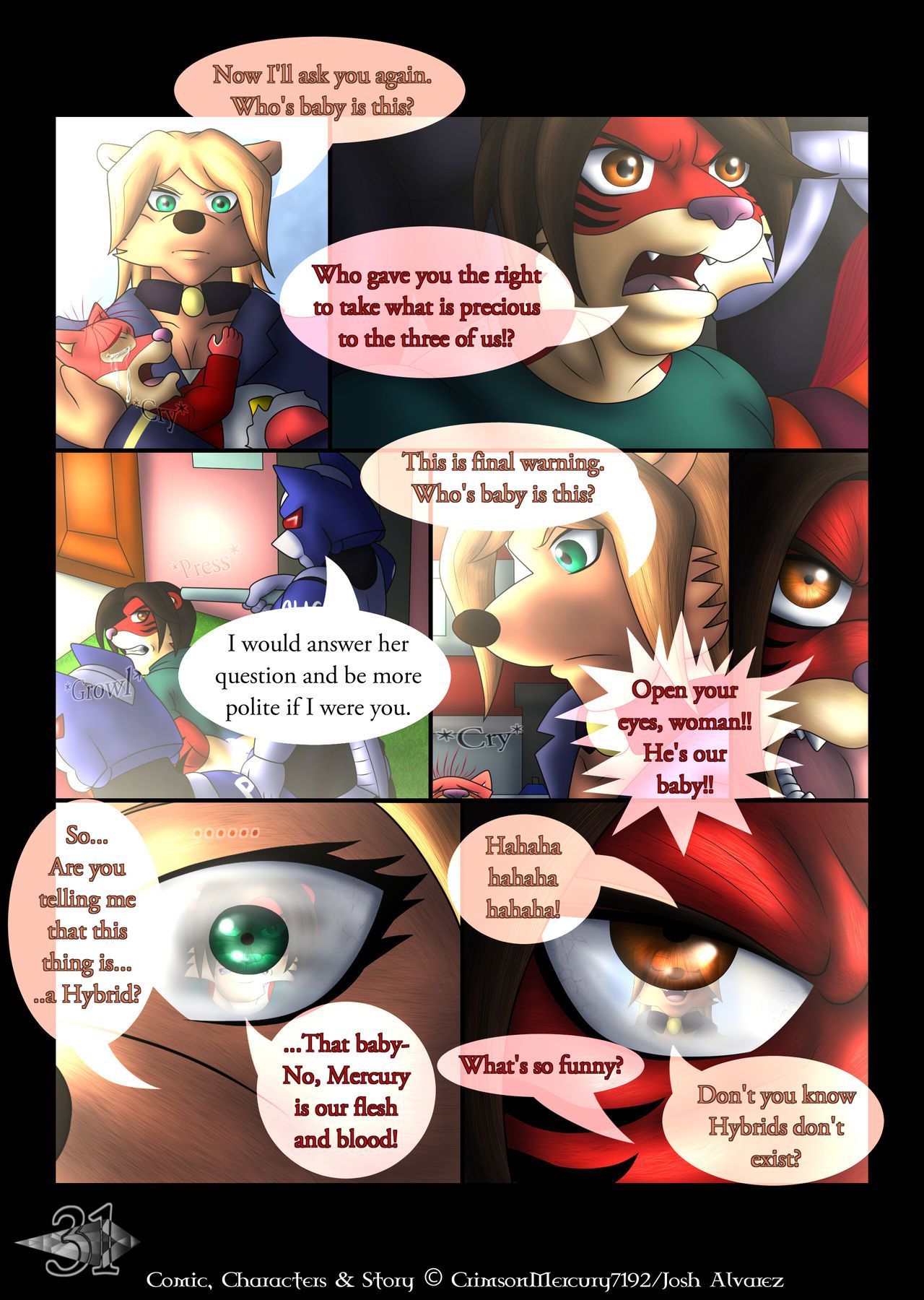 [CrimsonMercury7192] The Life of the Hybrids  [ON GOING] 33