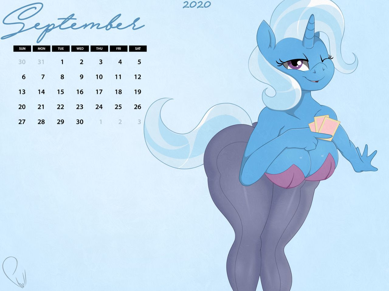 Phyll Anthro Calendar 2020 (My little pony) 10