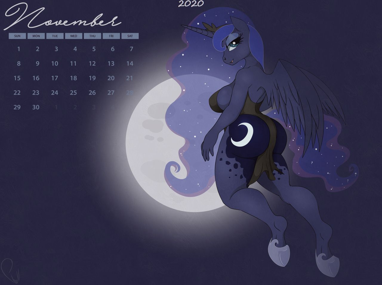 Phyll Anthro Calendar 2020 (My little pony) 12