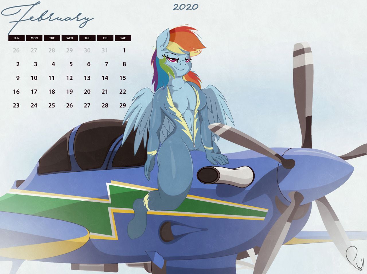 Phyll Anthro Calendar 2020 (My little pony) 3