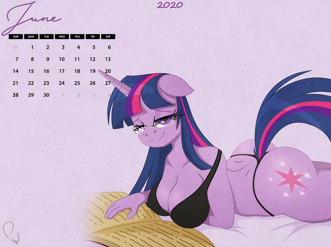 Phyll Anthro Calendar 2020 (My little pony) 7