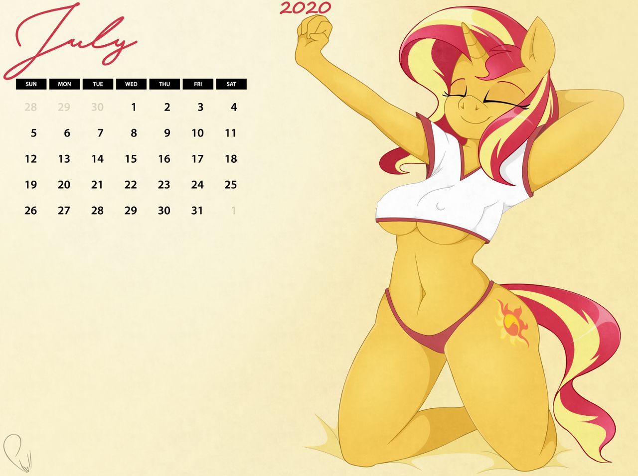 Phyll Anthro Calendar 2020 (My little pony) 8