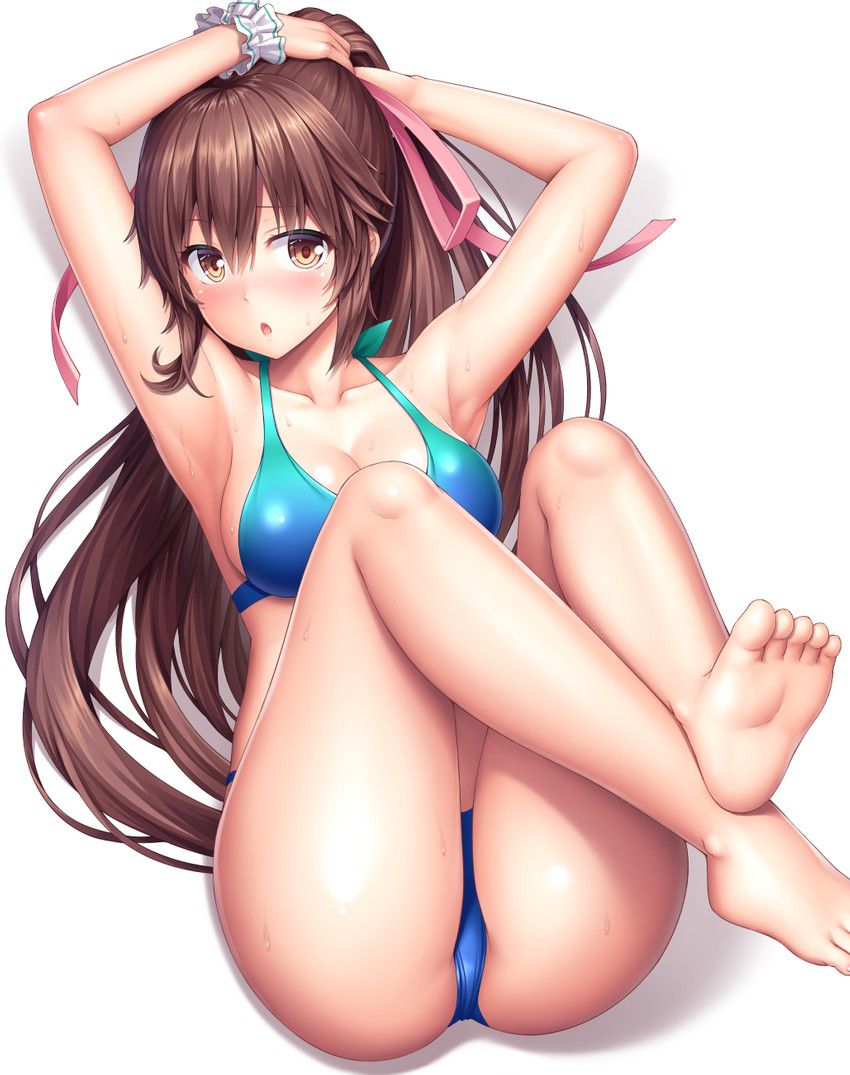 [It is rather normal] secondary erotic picture of swimsuit women who eyes go under the axillary than the breast... 21