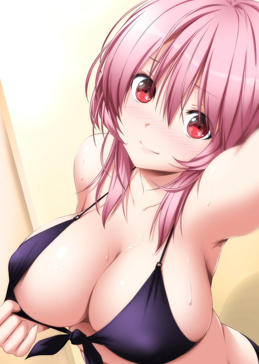 [It is rather normal] secondary erotic picture of swimsuit women who eyes go under the axillary than the breast... 29