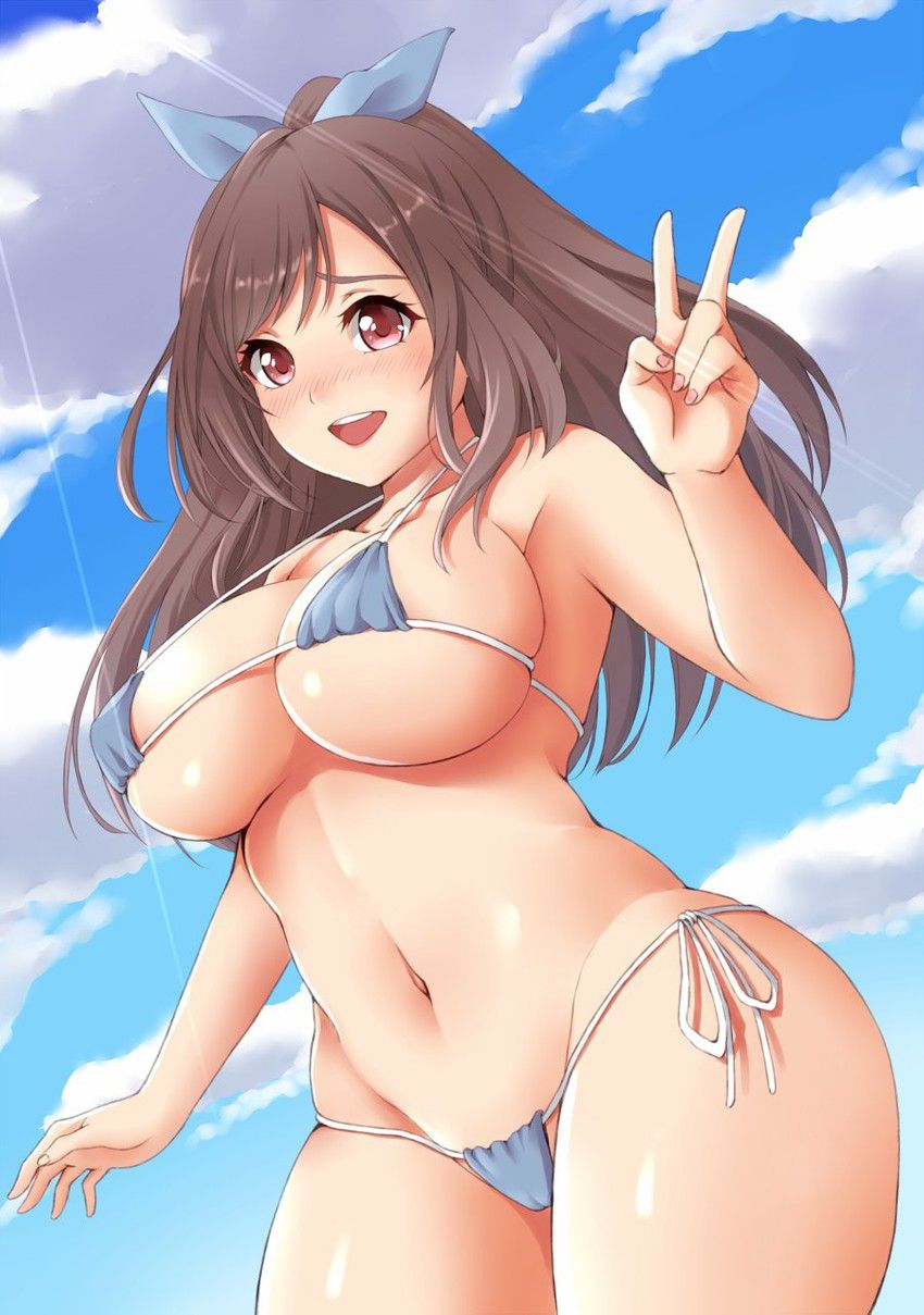 [It is rather normal] secondary erotic picture of swimsuit women who eyes go under the axillary than the breast... 36
