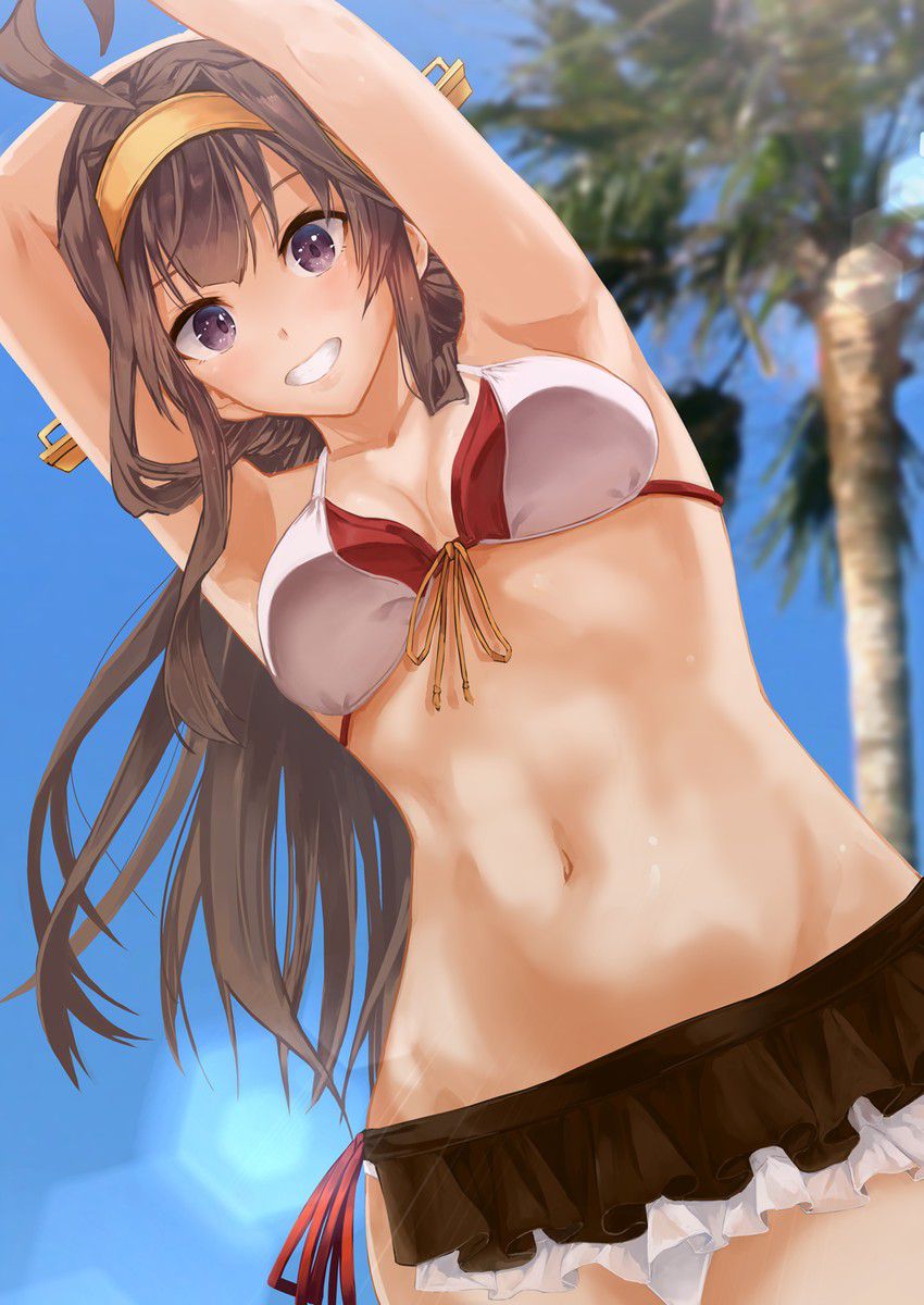 [It is rather normal] secondary erotic picture of swimsuit women who eyes go under the axillary than the breast... 5