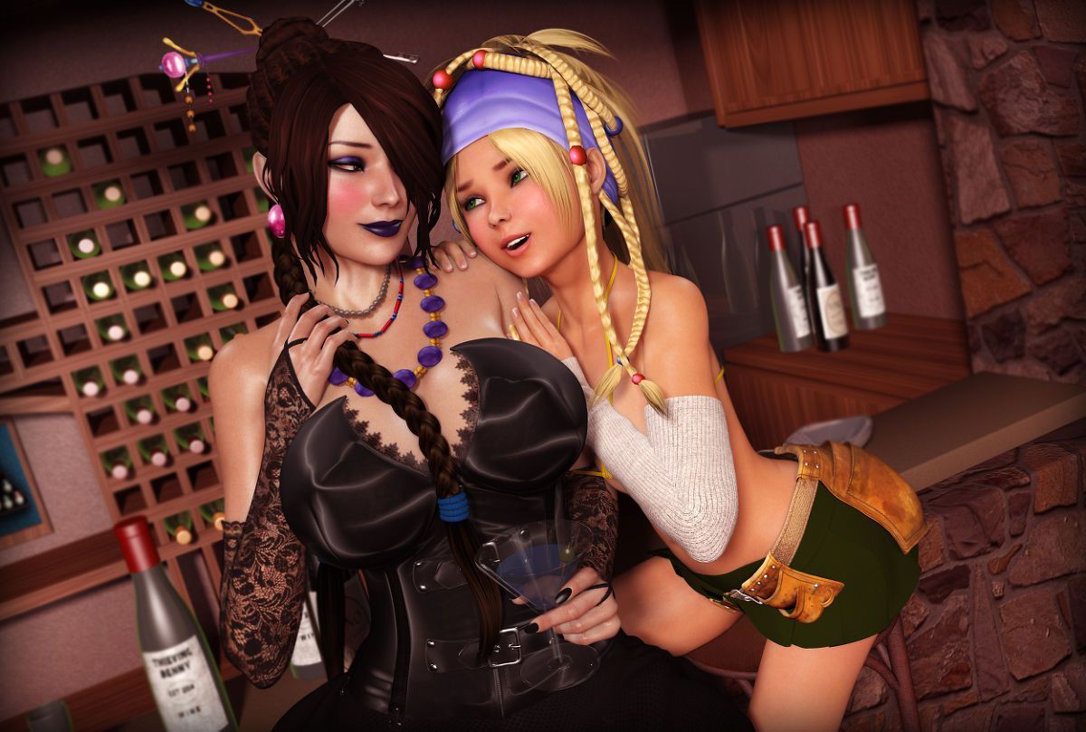 [Rasmus-the-Owl] Lulu X Rikku (Final Fantasy X) 1