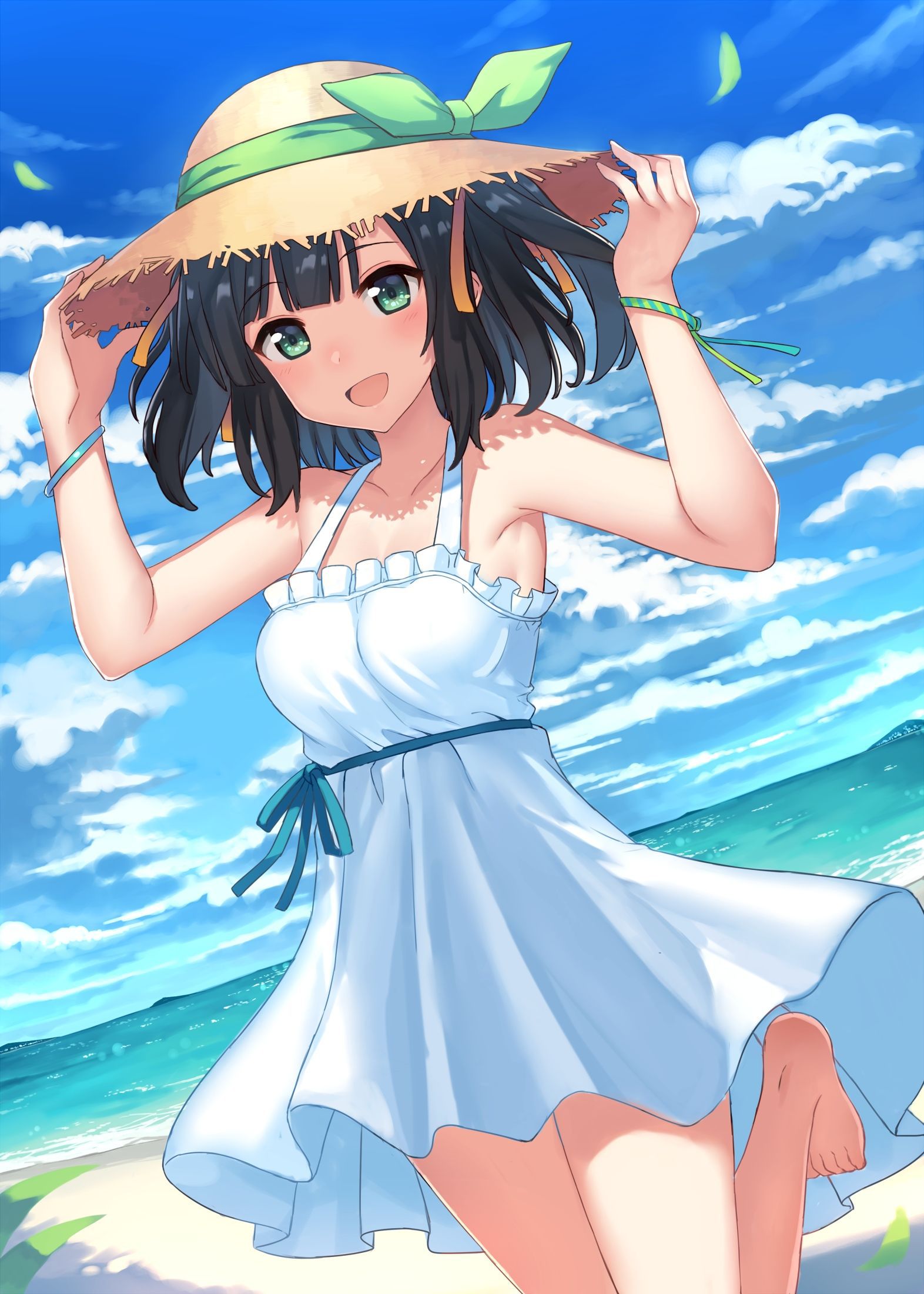 [Secondary/ZIP] beautiful girl wearing one piece of cool dress 100 pieces 36