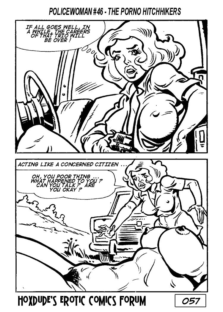 POLICEWOMAN #46 THE PORNO HITCHHIKERS - ENGLISH TRANSLATION 60