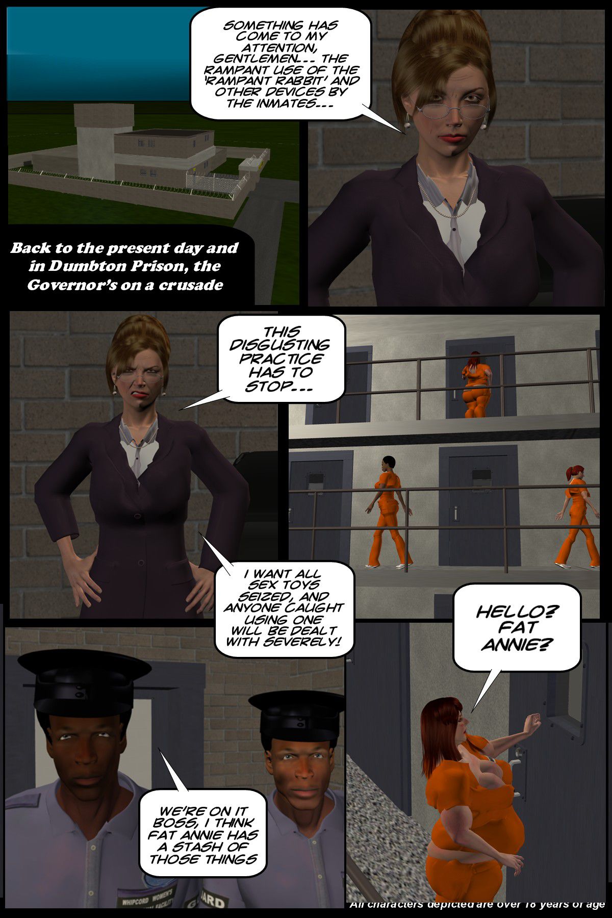 [Milf-3D] Lisa's Big Prison Date - Part 1 48