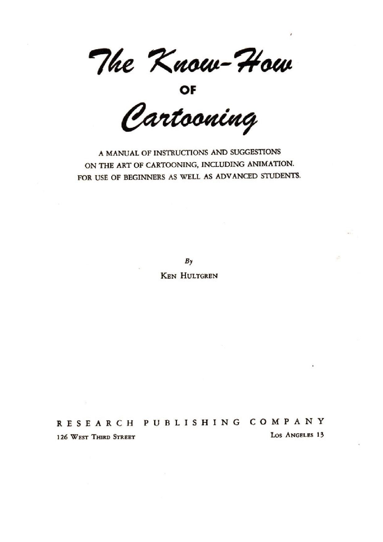 The Know How of Cartooning 3