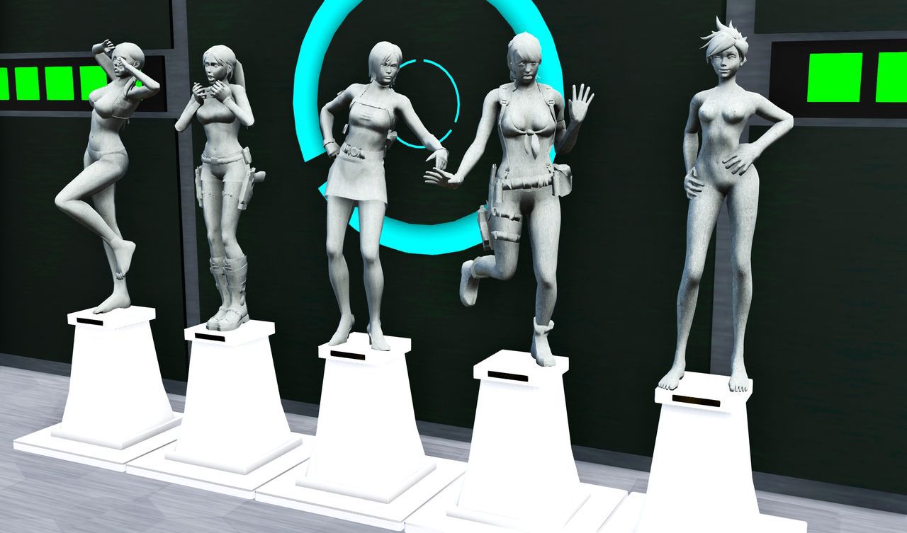 MMD ASFR from Sofia-MMD (Petrification/Doll/Mannequin/Freeze/etc.) 456