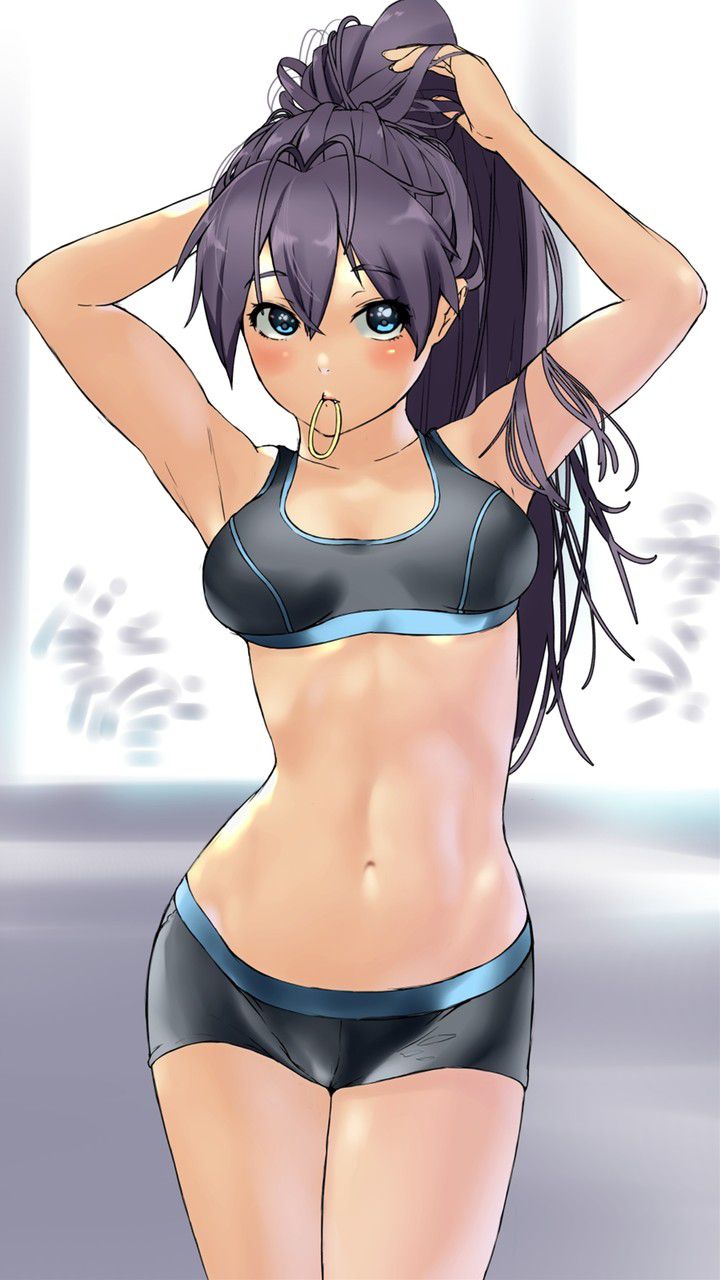 Secondary erotic image of a cute girl wearing a sports bra part 3 [sports bra] 10