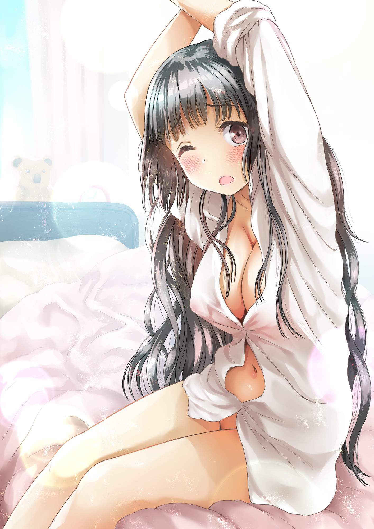 "Good morning..." Loving Naked Shirt With ♪ Her 16