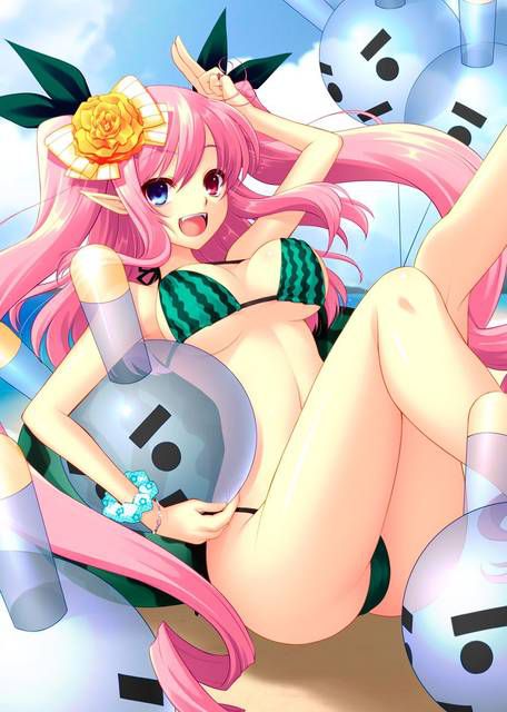 [71 sheets] Two-dimensional, pink-haired girl Erofeci image collection! 1 36