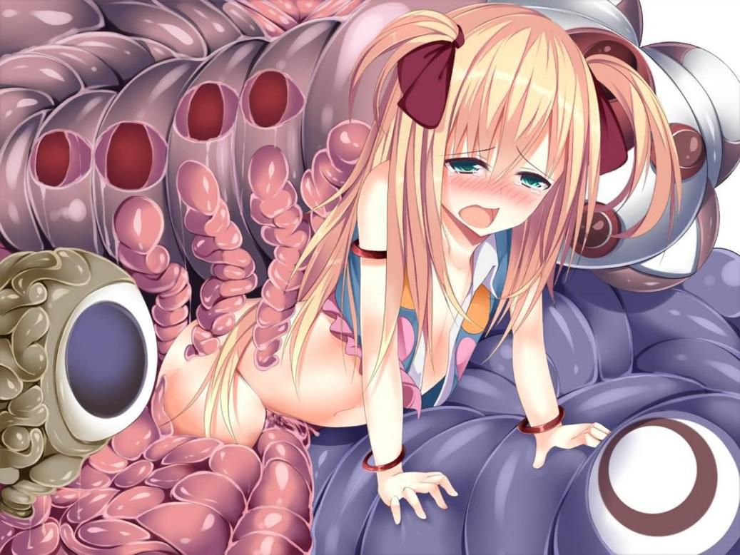 [Viewing attention] the second erotic image that beautiful girl is violated to monsters 14