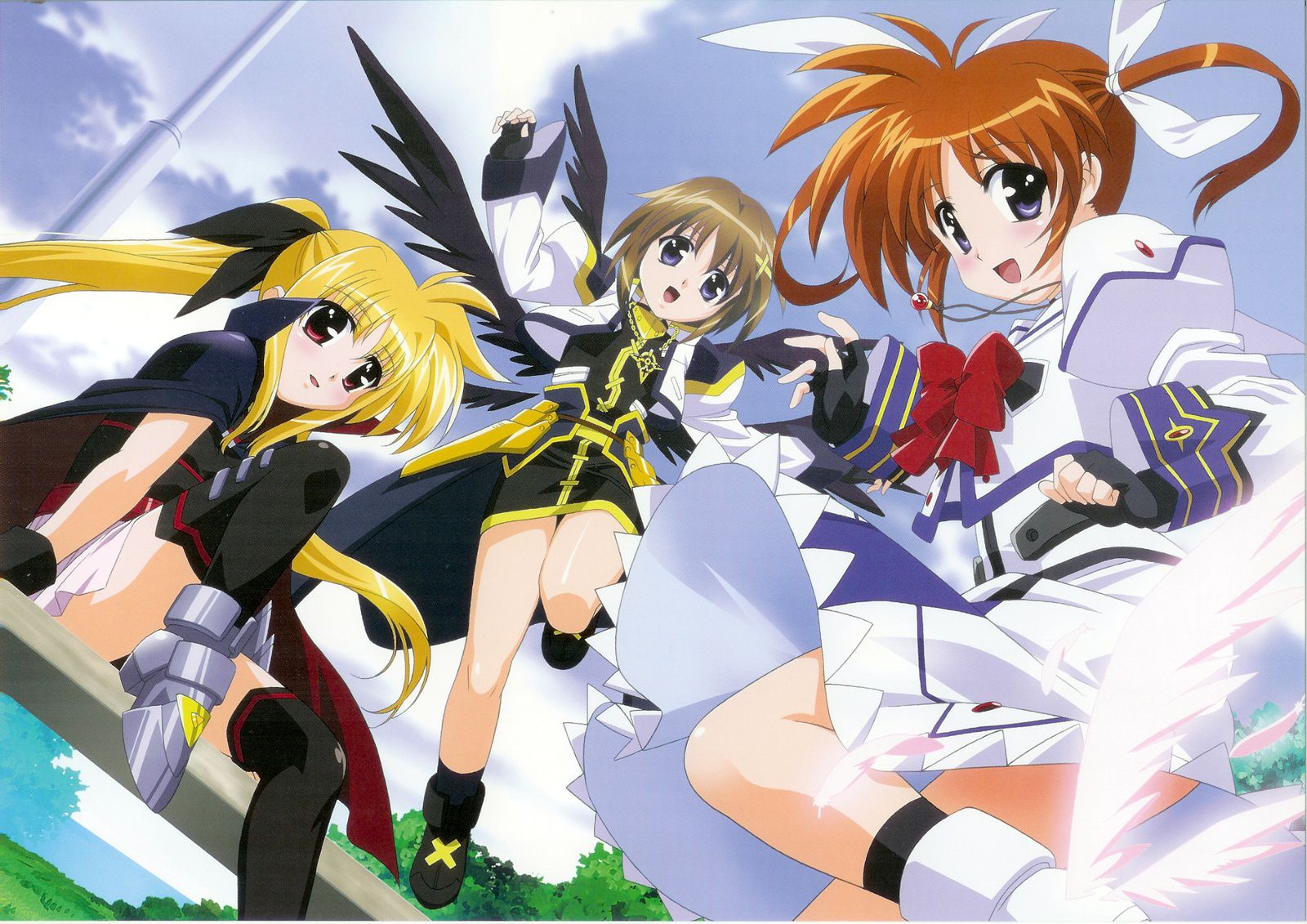 "Mahou Shoujo Lyrical Nanoha" official illustration of erotic stripping Photoshop (with original picture) 16