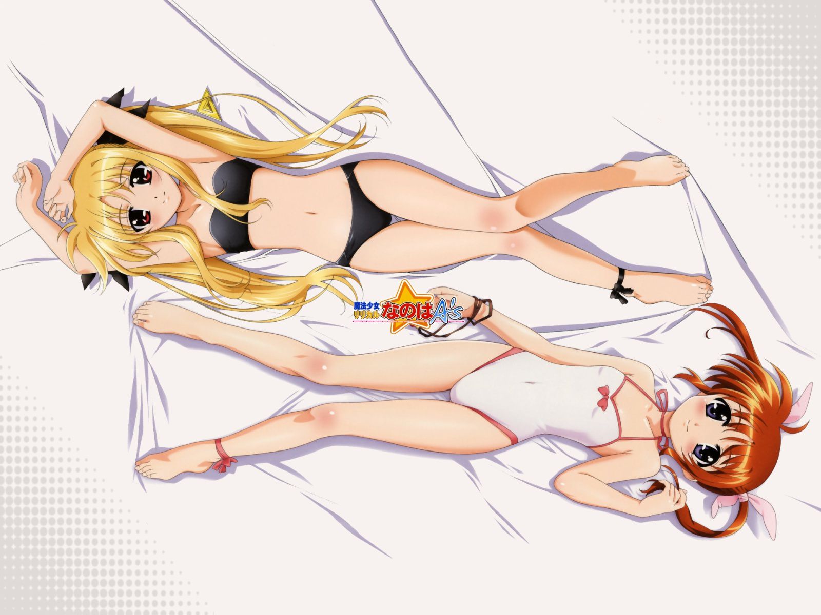 "Mahou Shoujo Lyrical Nanoha" official illustration of erotic stripping Photoshop (with original picture) 26