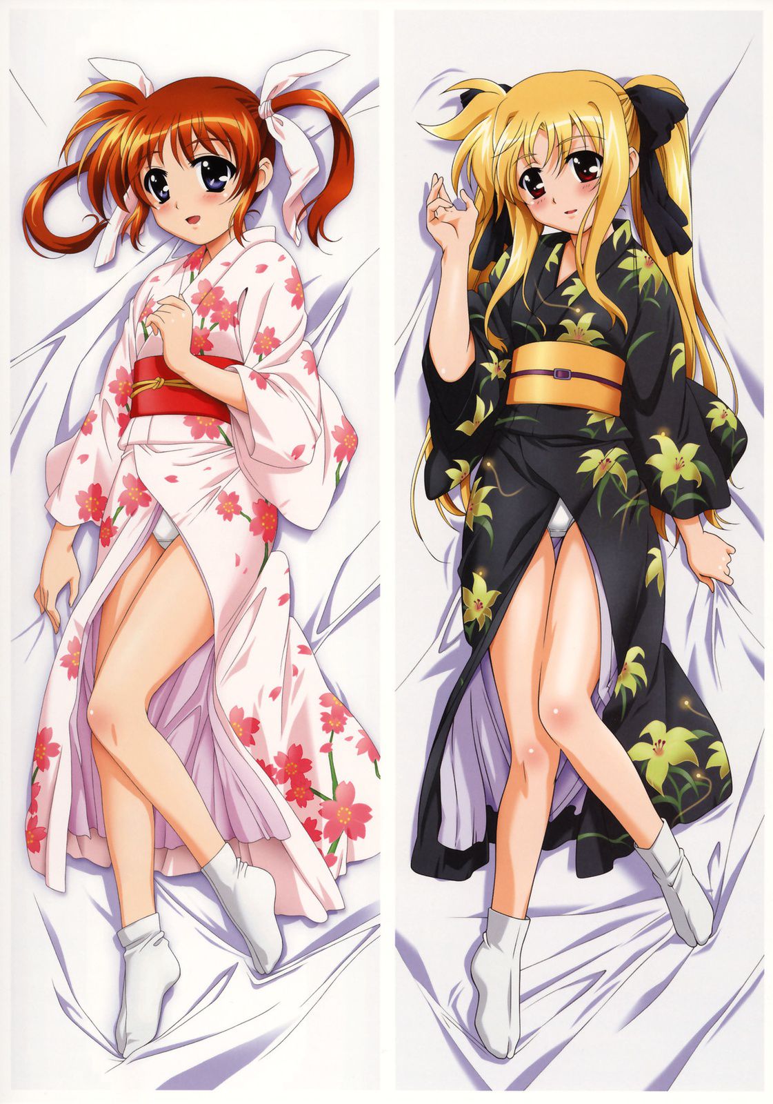 "Mahou Shoujo Lyrical Nanoha" official illustration of erotic stripping Photoshop (with original picture) 4