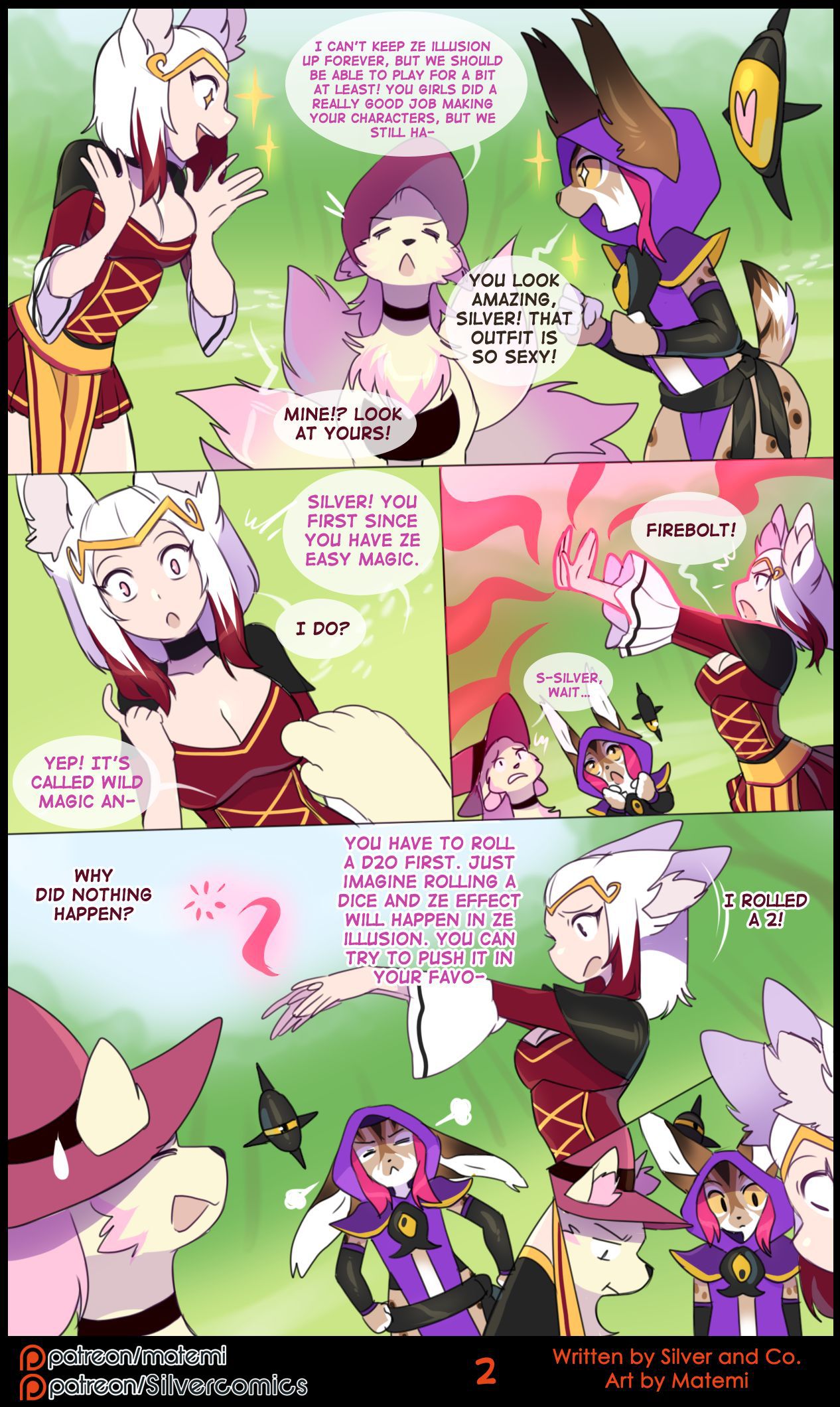 [Matemi] Girls Night In (a Silver Soul DnD mini-comic) (Ongoing) 2