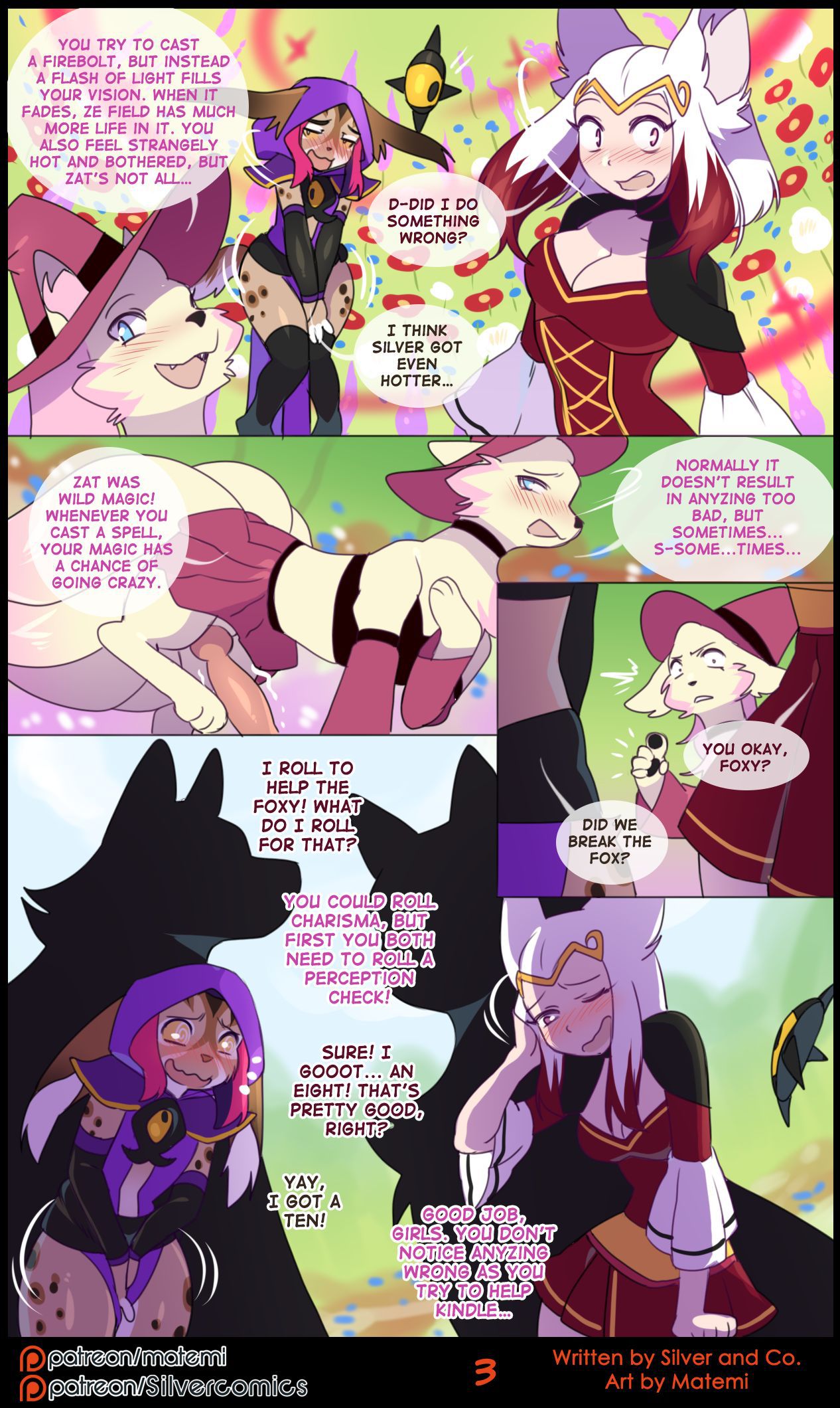 [Matemi] Girls Night In (a Silver Soul DnD mini-comic) (Ongoing) 3