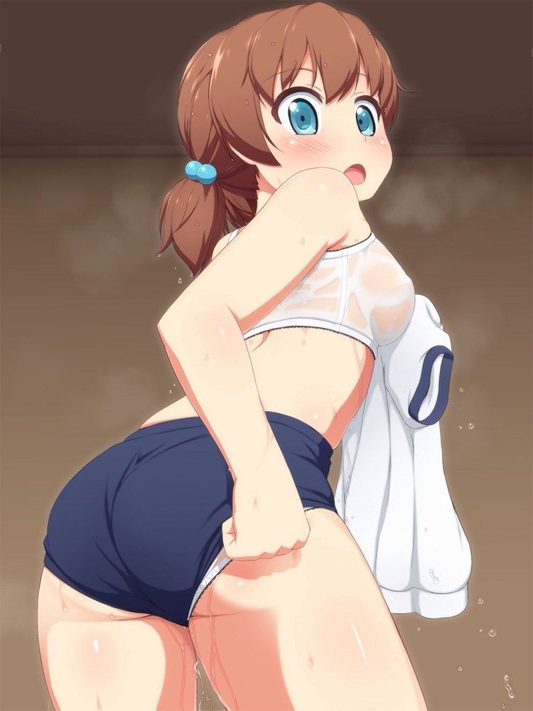 Second erotic image of a girl in gym clothes, bloomers Figure 12 1