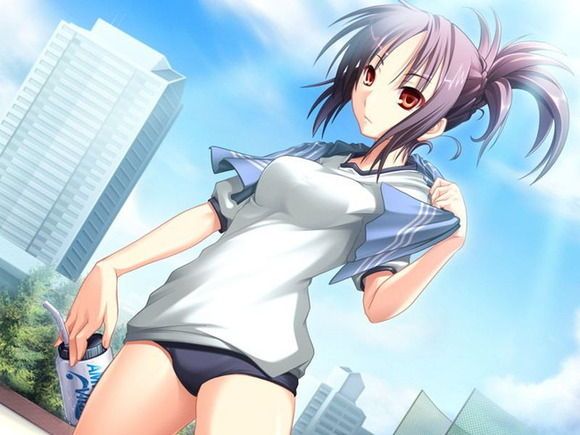 Second erotic image of a girl in gym clothes, bloomers Figure 12 12